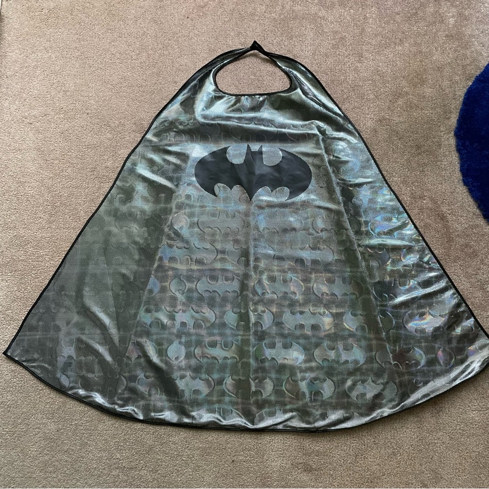 Silver Batman Cape - O/S